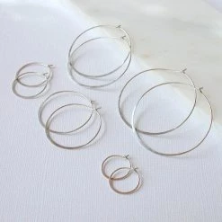 Linda Trent Jewelry Classic Round Hoop Earrings