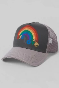 Prana La Viva Trucker Hat - Carbon More Love Women's Hats + Scarves