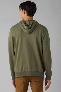Prana Journeyman Hoodie - Rye Green Men's