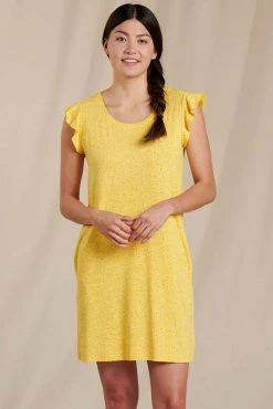 Toad & Co Women's Rufflita Short Sleeve Dress