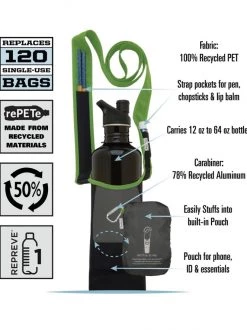 Chico Bags ChicoBag Bottle Sling RePete - Purple Travel Bags, Totes & Packs