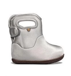 Bogs Footwear Baby Bogs In Silver Metalic Little Ones