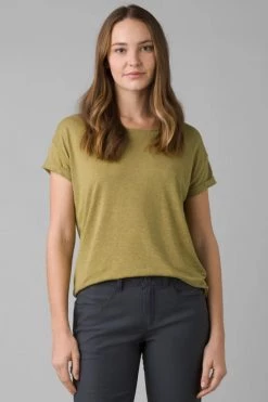 Prana Women's Cozy Up Short Sleeve T-Shirt - Sweet Grass