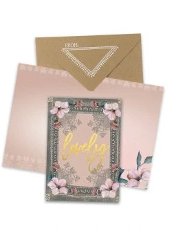 Papaya 5x7 Greeting Card Lovely