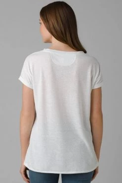Prana Cozy Up Short Sleeve T-Shirt - White