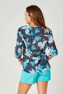 Carve Designs Dylan Gauze Shirt - Stargazer