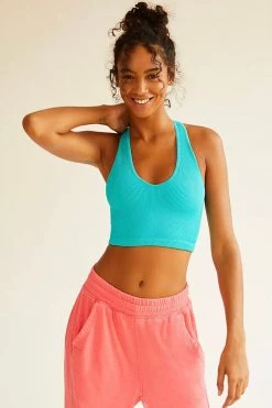 Free People Movement FP Free Throw Crop - Aquamarine