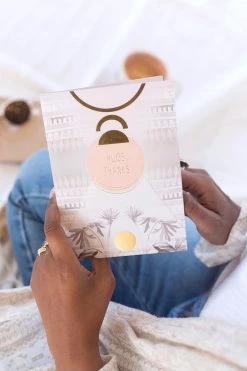 Papaya 5x7 Greeting Card "Huge Thanks"