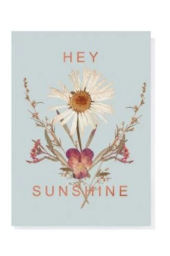 Papaya 5x7 Greeting Card "Sun Daisy"