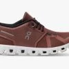 On Cloud 5 Women's Running Shoe - Rust / Black Women's Footwear