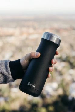 S'well Wide Mouth Traveler Insulated Thermos Onyx 20oz Outdoor Gear & Accessories