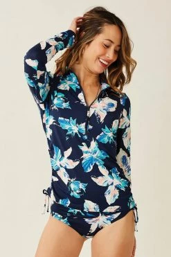 Carve Designs Cruz Rashguard - Stargazer Women's