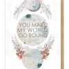 Papaya 5x7 Greeting Card "World Go Round" Base Camp: Bring It Home