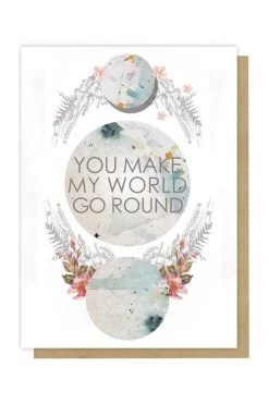 Papaya 5x7 Greeting Card "World Go Round" Base Camp: Bring It Home