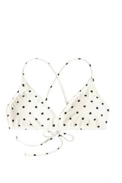 Carve Designs Tamarindo Swim Top - Cloud Polka Dot Women's