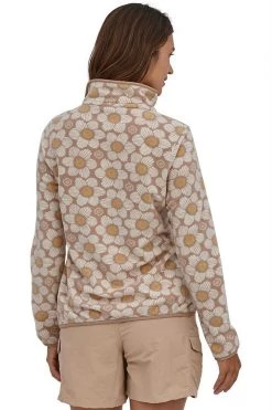 Patagonia W Micro D Snap-T - Matilija Poppy Burst: Pampas Tan