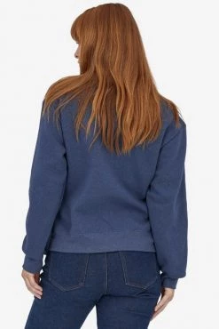 Patagonia W Ridge Rise Stripe Uprisal Crew Sweatshirt