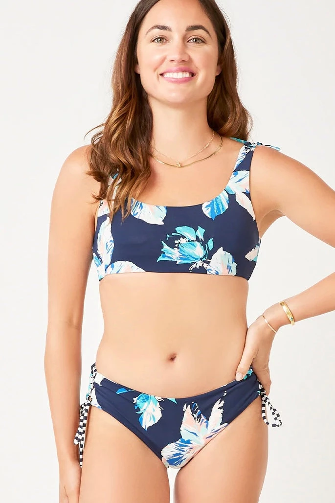 Carve Designs Mustique Reversible Swim Bottom - Stargazer / Navy Stripe Women's Swim 5 Carve Designs Mustique Reversible Swim Bottom - Stargazer / Navy Stripe Women's Swim