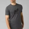 Prana Wise Ass Journeyman Short Sleeve - Charcoal Heather Men's
