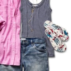 Carve Designs Women's Swim Becca By Freewaters Flip Flop - Botanical