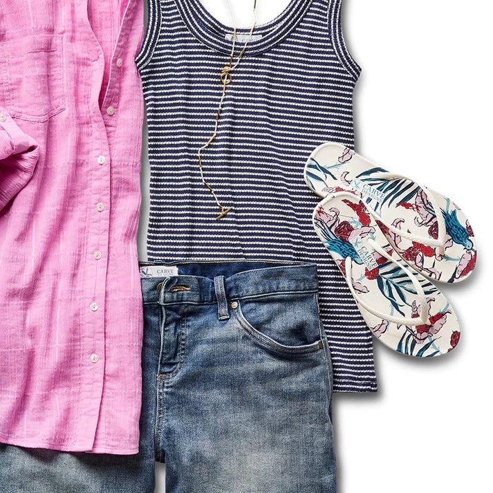 Carve Designs Women's Swim Becca By Freewaters Flip Flop - Botanical 4 Carve Designs Women's Swim Becca By Freewaters Flip Flop - Botanical