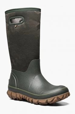 Bogs Footwear Bogs Whiteout Fleck Winter Boots - Tonal Camo Dark Green Women's Footwear