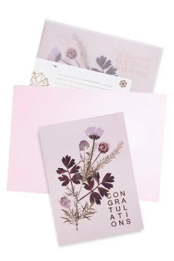 Base Camp: Bring It Home Papaya 5x7 Greeting Card "Mauve"