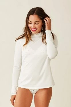 Carve Designs Alani Hooded Sunshirt - Cloud