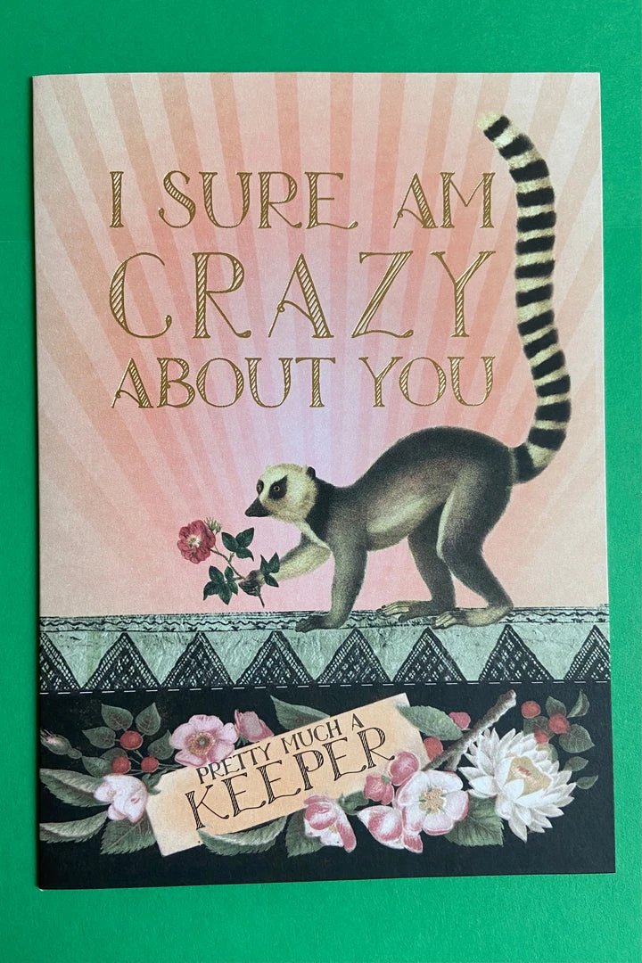 Papaya 5x7 Greeting Card Meerkat Keeper 3 Papaya 5x7 Greeting Card Meerkat Keeper