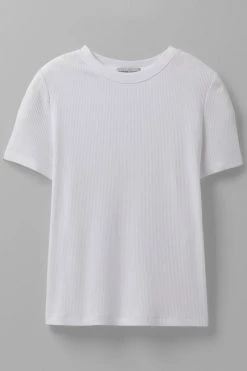 Prana Women's Foundation Rib Tee - White