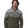 Royal Robbins Sequoia 1/4 Zip Sweater - M's Climbing Ivy Men's Sale - 50% Off At Checkout