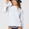 Carve Designs Women's Swim Clearwater Sunshirt - White