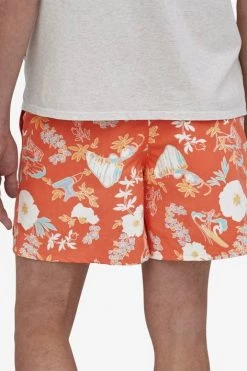 Patagonia M Baggies Shorts 5” - Climb Hike Surf: Tigerlily Orange Men's