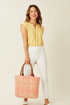 Carve Designs Women's Bags + Purses Treasure Tote - Natural Combo