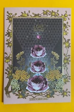 Base Camp: Bring It Home Papaya 5x7 Greeting Card Love Multiplies