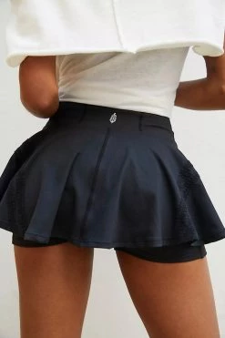 Free People Movement Women's Pleats And Thank You Skort - Black