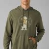 Prana Journeyman Hoodie - Rye Green Men's