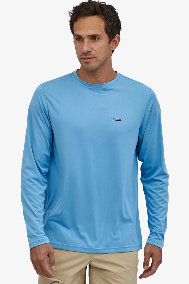 Patagonia Men's L/S Cap Cool Daily Fish Graphic Sun Shirt Small Fitz Roy Trout 3 Patagonia Men's L/S Cap Cool Daily Fish Graphic Sun Shirt Small Fitz Roy Trout