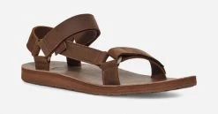 Teva M Original Universal Full Grain Leather Sandal -Dark Earth