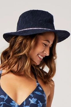 Carve Designs Capistrano Crushable Hat - Navy Women's Hats + Scarves