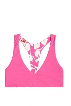 Carve Designs Women's Swim La Jolla Reversible Swim Top - Orchard / Fuchsia