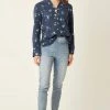 Carve Designs Women's Sale - 50% Off At Checkout Dylan Twill Shirt - Navy Love Letter
