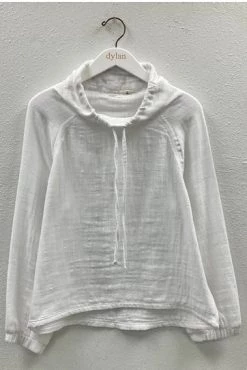 Dylan Slub Double Weave Raglan Pullover Women's