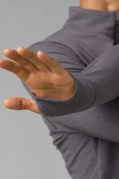 Prana Altitude Tracker 1/4 Zip - Heather Grey