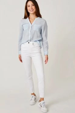 Carve Designs Women's Skyler Skinny Jean - White