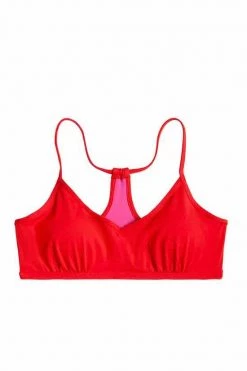Carve Designs Stinson Swim Top - Hot Red Women's Swim