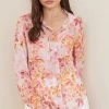 Bella Dahl Fiesta Floral Button Down Top Women's