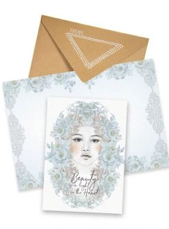 Papaya 5x7 Greeting Card "Beauty Light"