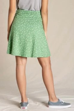 Toad & Co Women's Chaka Skirt - Evergreen Butterfly Print