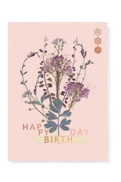 Papaya 5x7 Greeting Card "Bundle Blooms